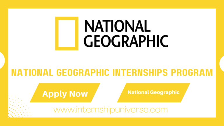 National Geographic Internships Program
