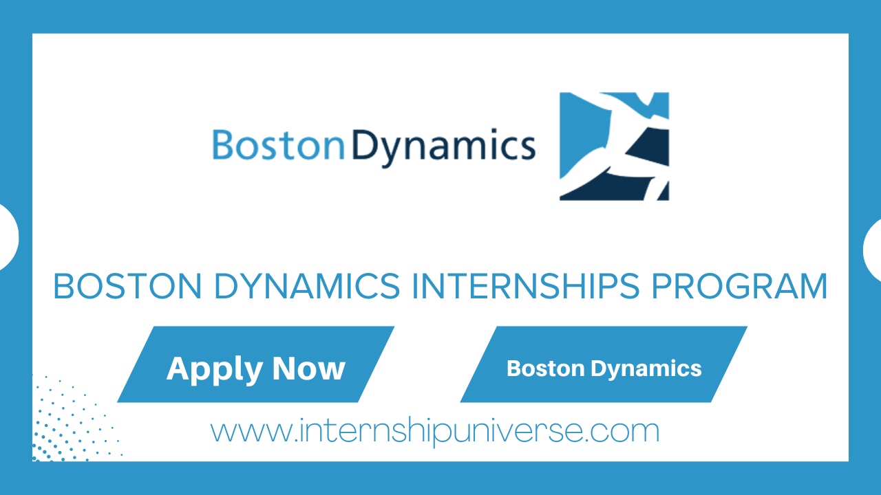 Boston Dynamics Internships Program