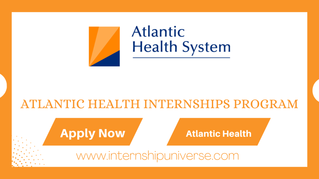 Atlantic Health Internships 2026 Work Experience Program - Internship Wing