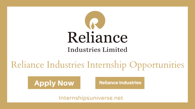 Reliance Industries Internship Opportunities