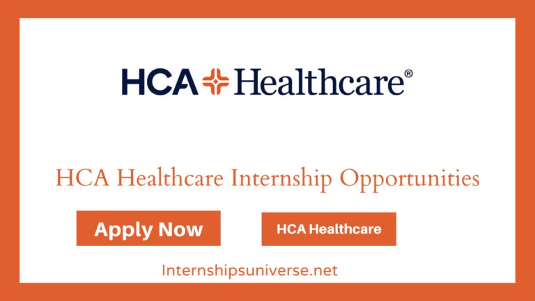 HCA Healthcare Internship Opportunities