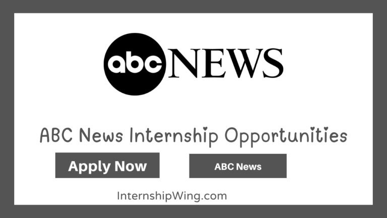 ABC News Internship Opportunities