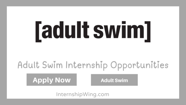 Adult Swim Internship Opportunities