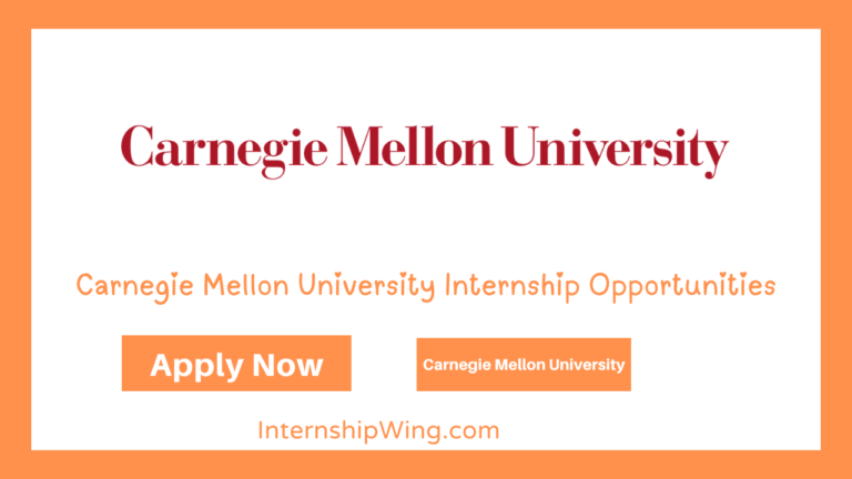 Carnegie Mellon University Internship Opportunities