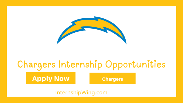 Chargers Internship Opportunities