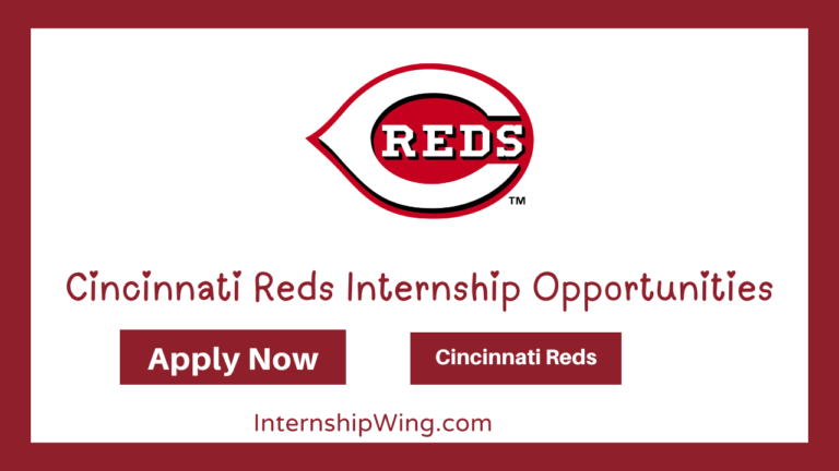 Cincinnati Reds Internship Opportunities