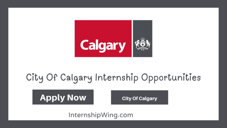 City Of Calgary Internship Opportunities