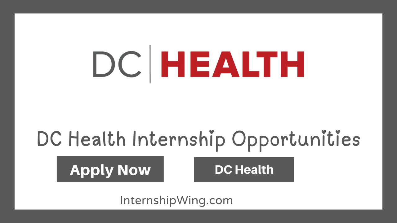 DC Health Internship Opportunities
