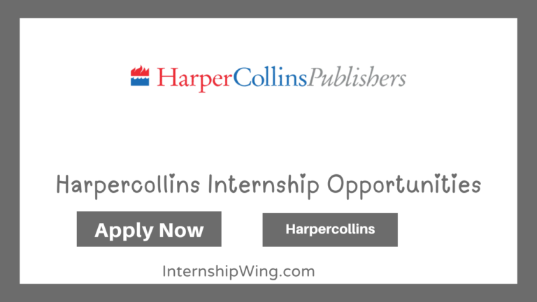 Harpercollins Internship Opportunities