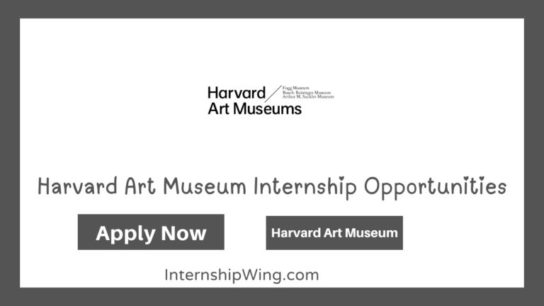 Harvard Art Museum Internship Opportunities