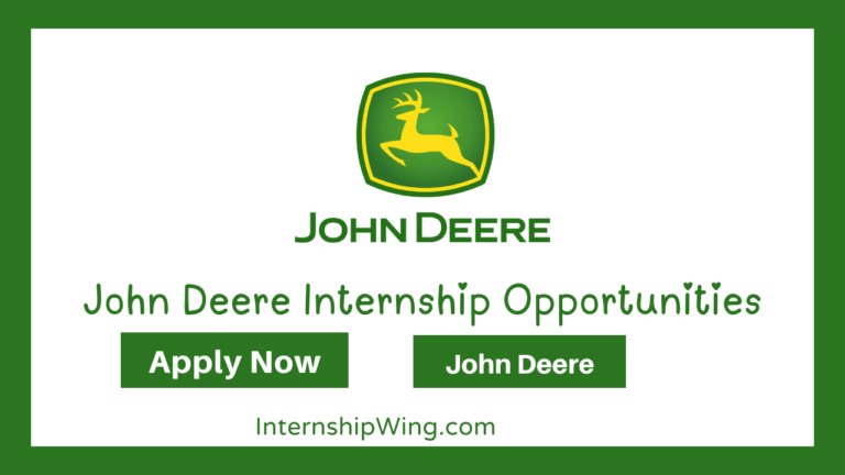 John Deere Internship Opportunities