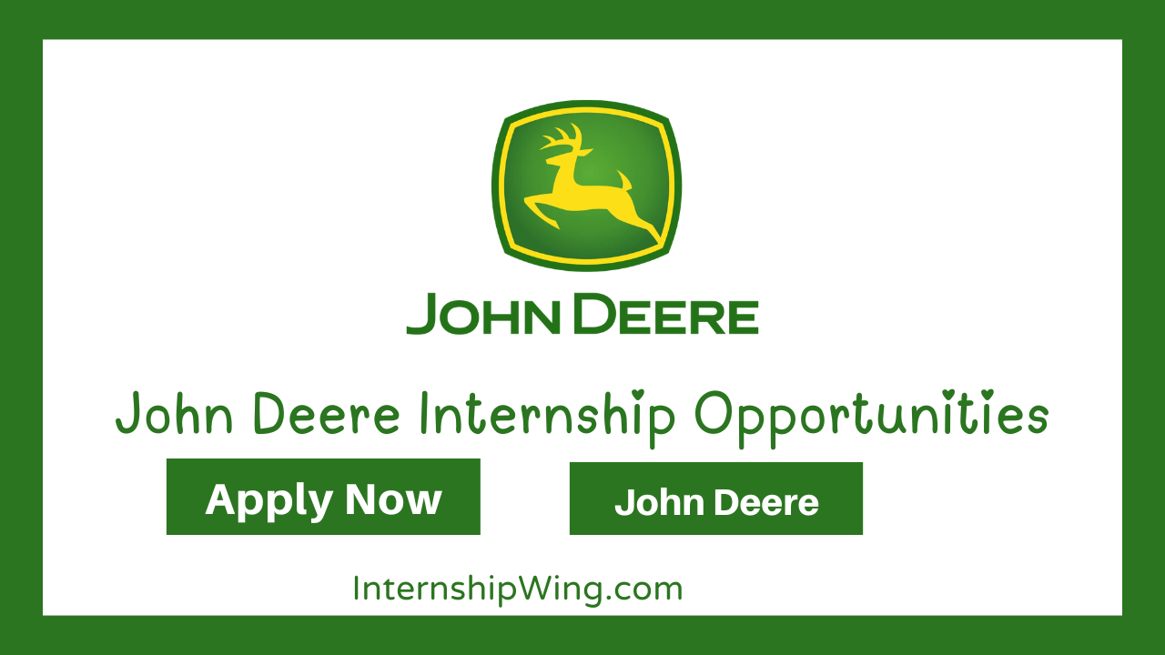John Deere Internship Opportunities