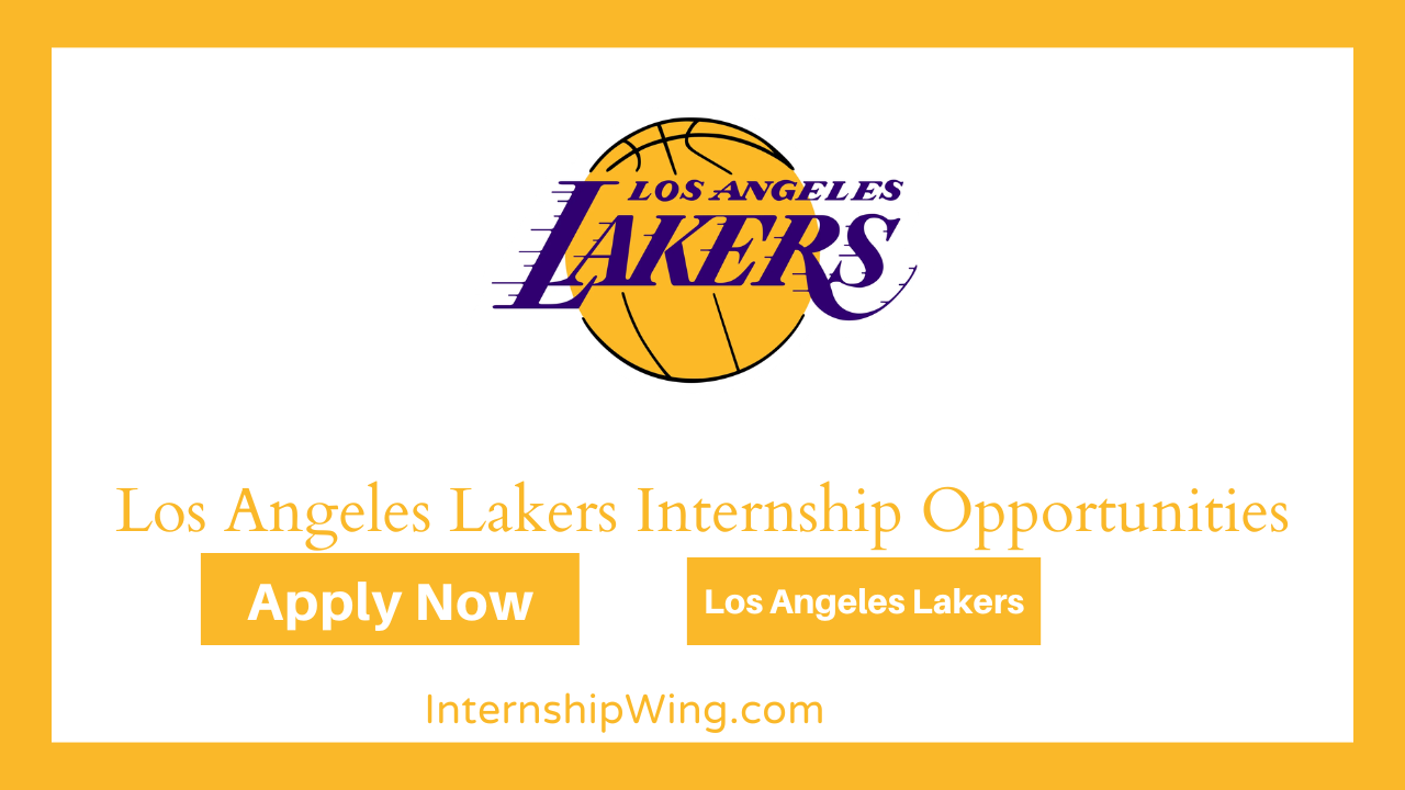 Los Angeles Lakers Internship Opportunities