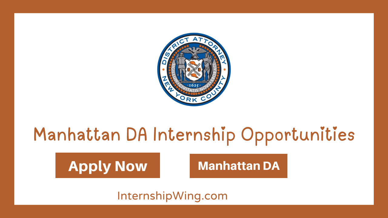 Manhattan DA Internship Opportunities