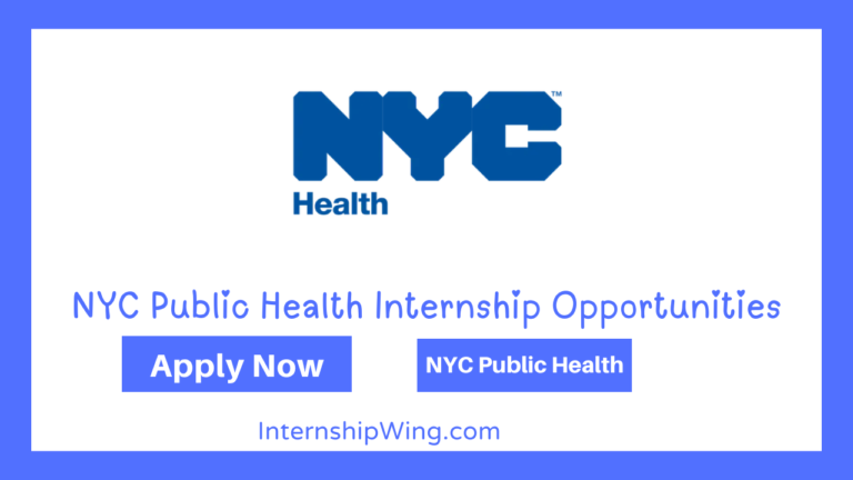 NYC Public Health Internship Opportunities