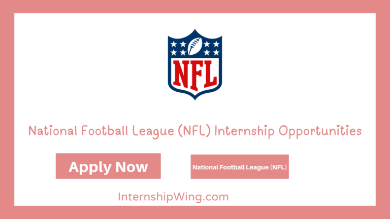 National Football League (NFL) Internship Opportunities