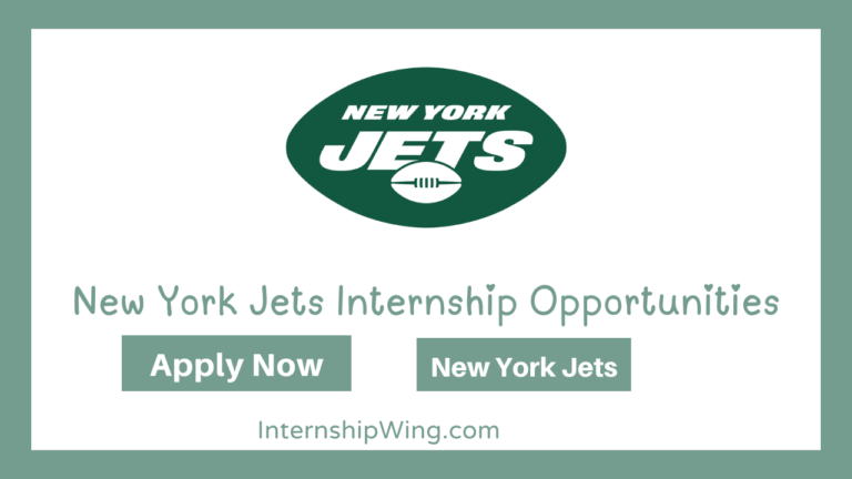 New York Jets Internship Opportunities