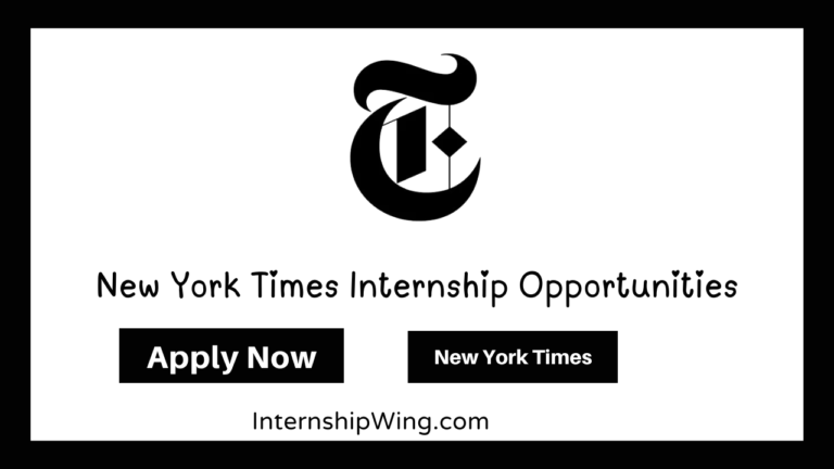 New York Times Internship Opportunities