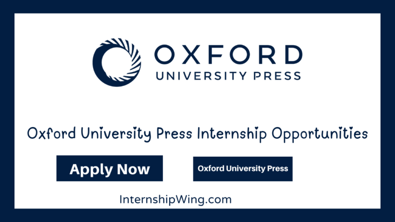 Oxford University Press Internship Opportunities