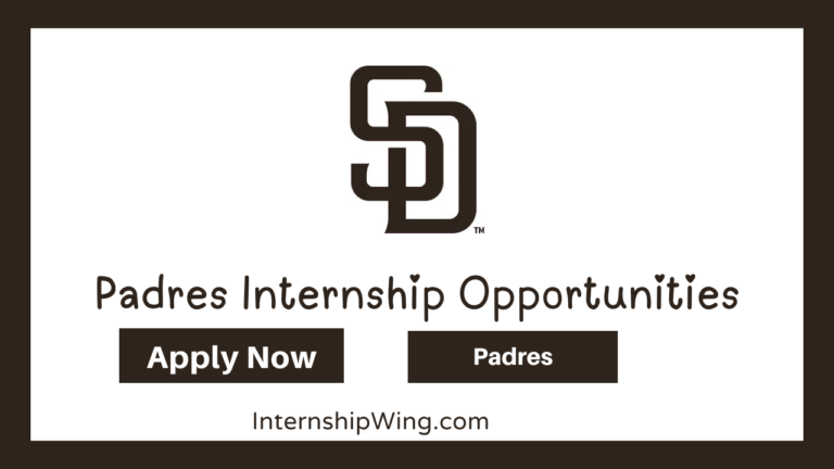 Padres Internship Opportunities