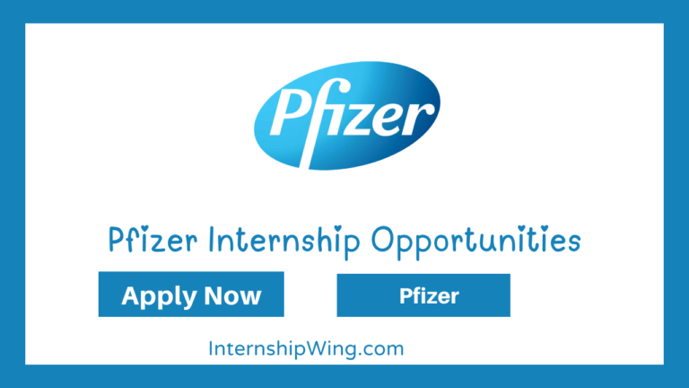 Pfizer Internship Opportunities