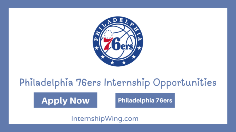 Philadelphia 76ers Internship Opportunities