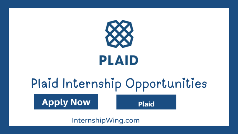 Plaid Internship Opportunities