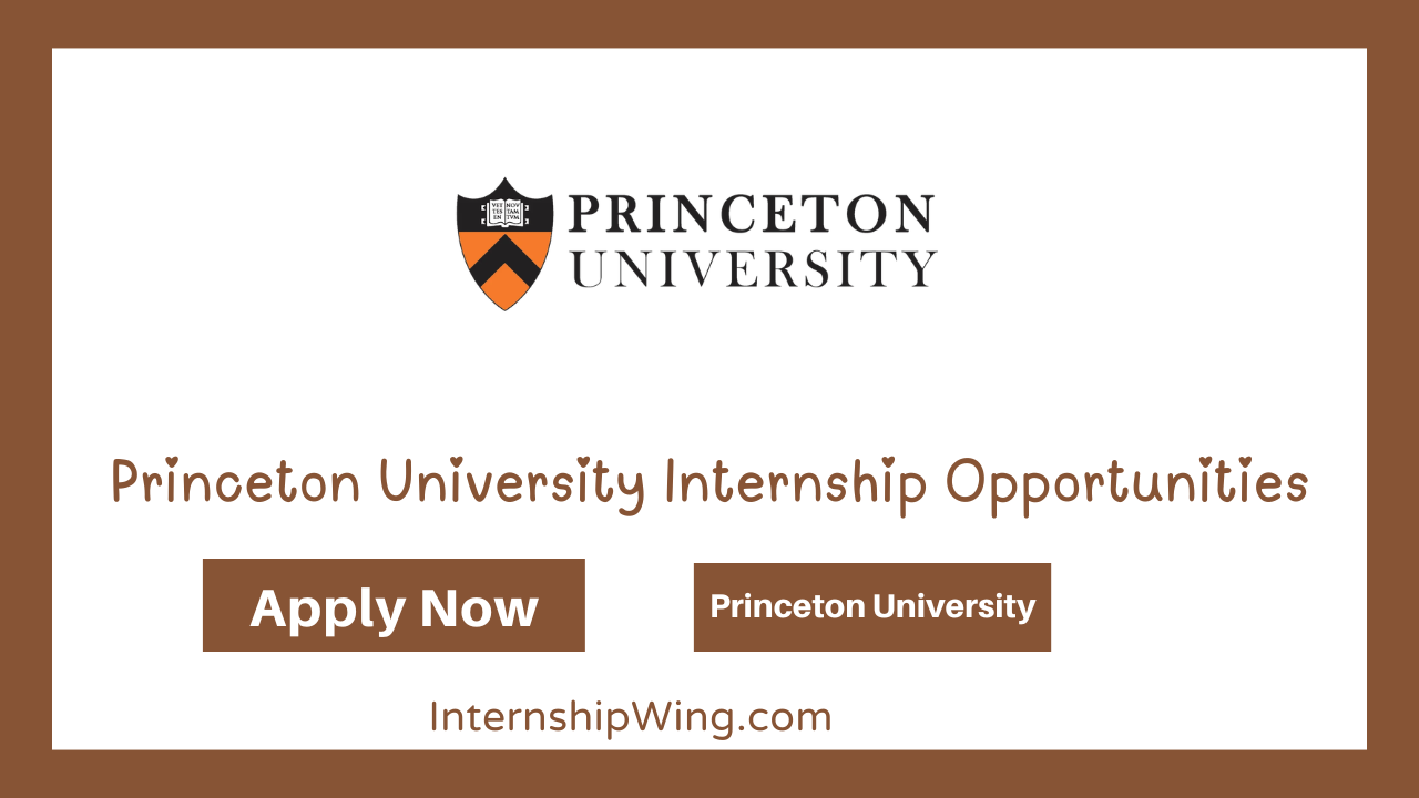 Princeton University Internship Opportunities