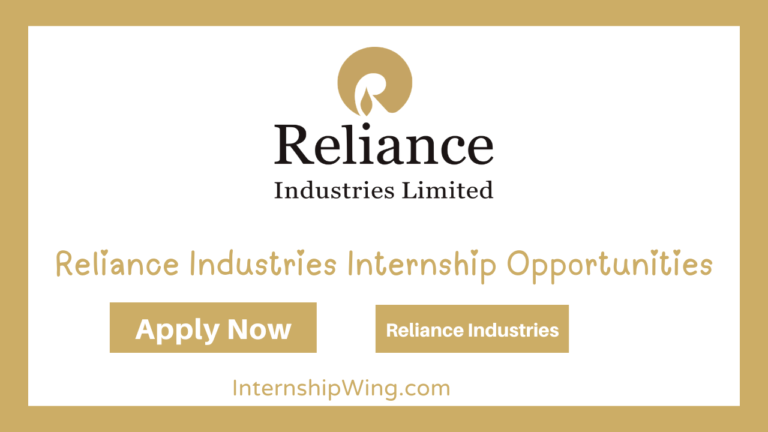Reliance Industries Internship Opportunities