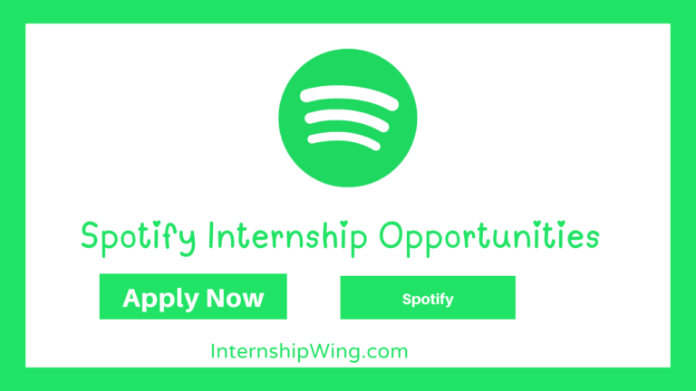 Spotify Internship Opportunities