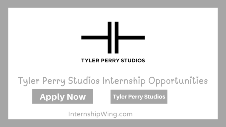 Tyler Perry Studios Internship Opportunities