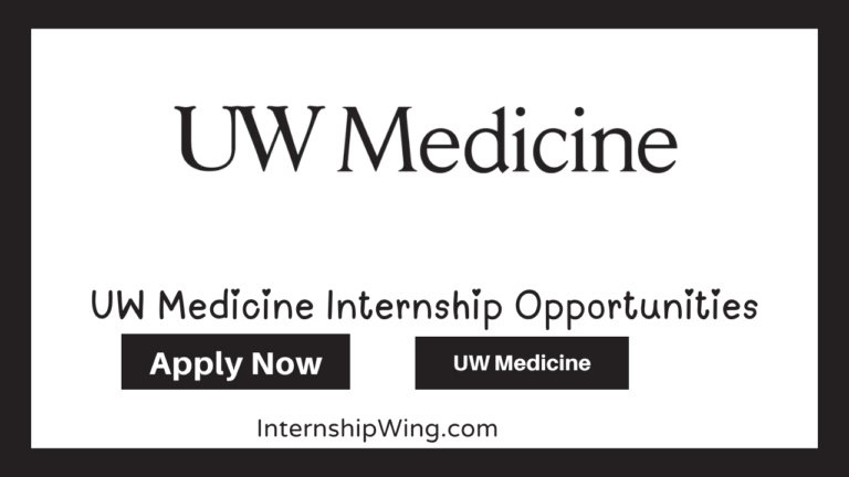 UW Medicine Internship Opportunities