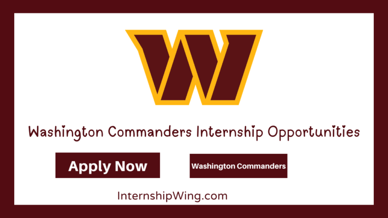 Washington Commanders Internship Opportunities