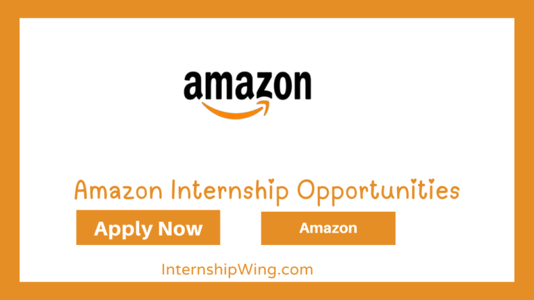Amazon Internships Opportunities