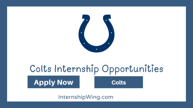Colts Internship Opportunities