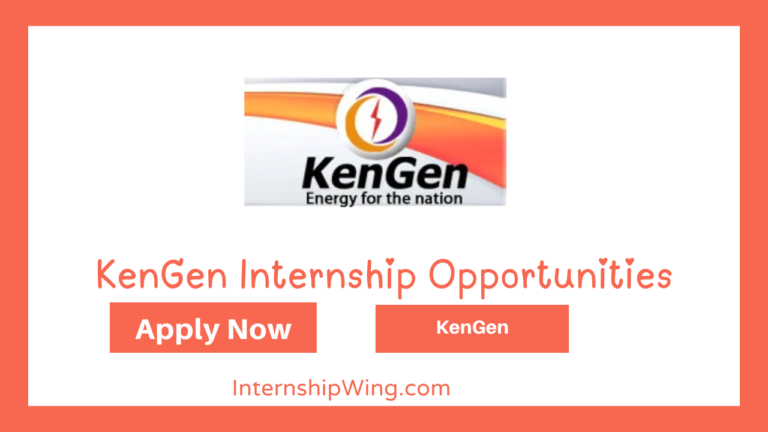 KenGen Internship Opportunities