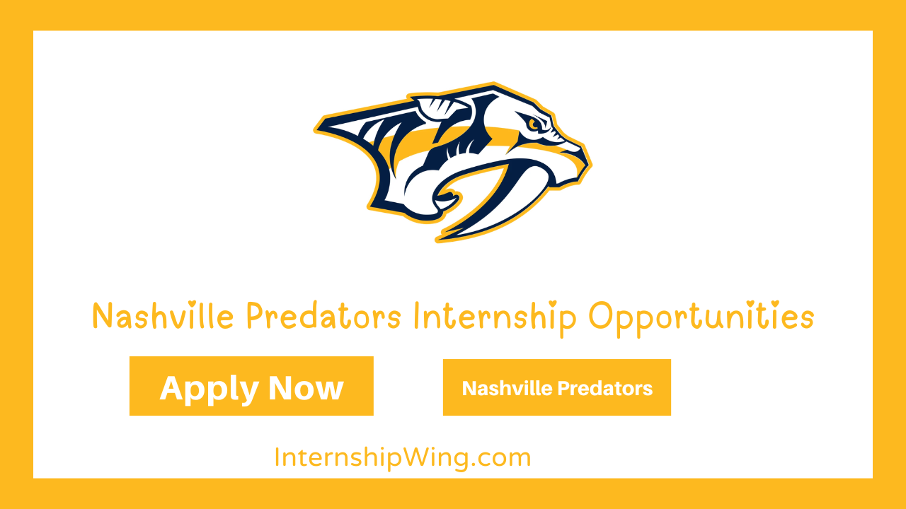 Nashville Predators Internship Opportunities