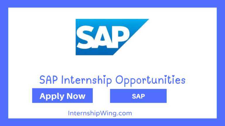 SAP Internship Opportunities