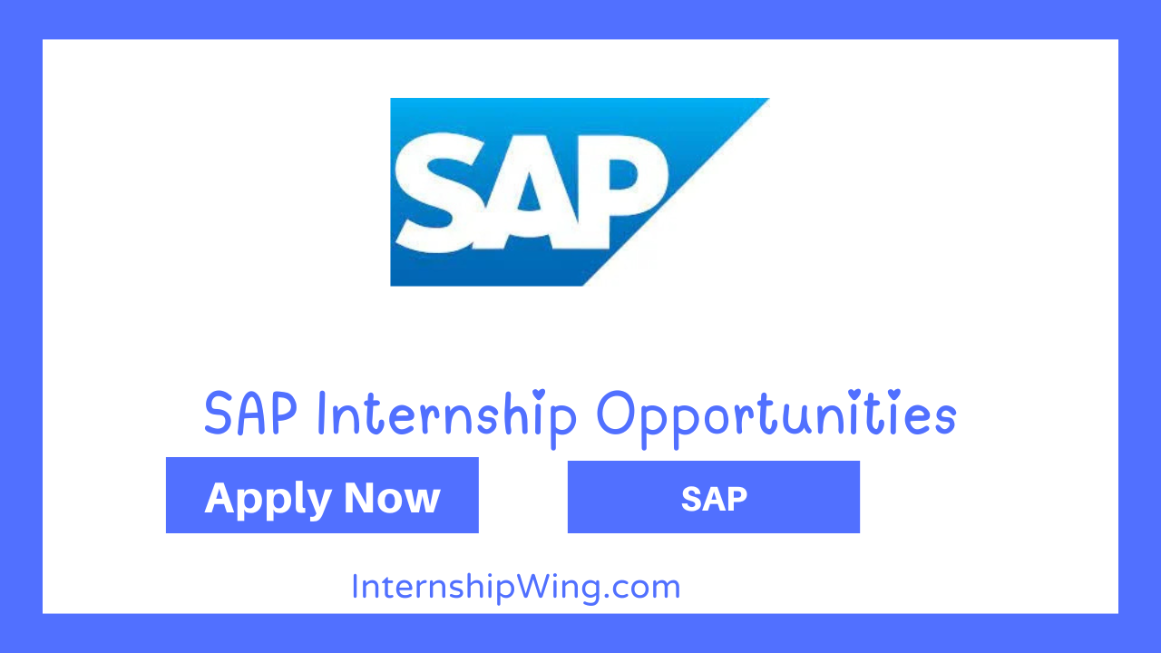 SAP Internship Opportunities